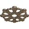 Ekena Millwork Angel Ceiling Medallion (Fits Canopies up to 4 3/8"), 20 7/8"OD x 3 5/8"ID x 1"P, Warm Silver CM20ANWSS - alternate 3